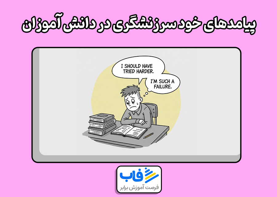 پیامدهای خود سرزنشگری در دانش‌ آموزان