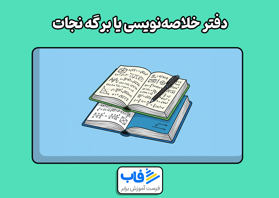 دفتر خلاصه‌نویسی یا برگه نجات